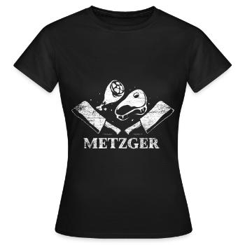 Cadeau de boucher - T-shirt Femme - noir - Devant - AI Model Female 172 dark (172cm)