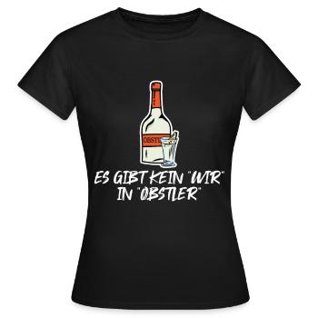 schnapps - Women's T-Shirt - black - Front - AI Model Female 172 dark (172cm)