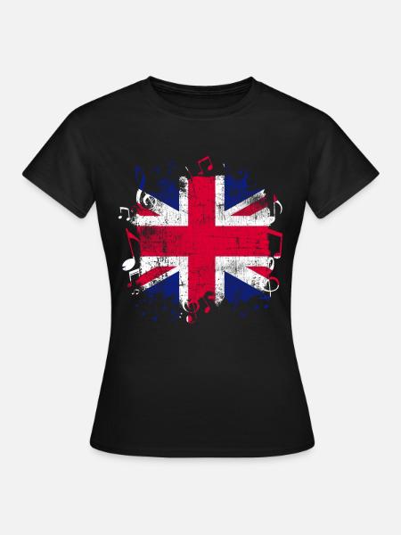 Great Britain Music - Women's T-Shirt - black