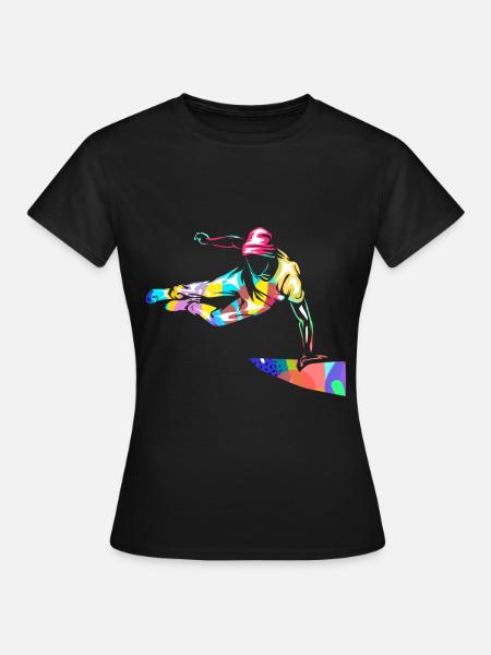 Parkour - T-shirt dam - svart