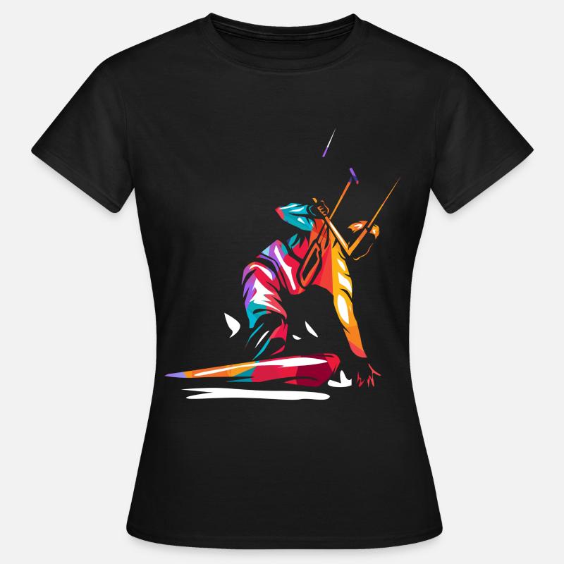 kitesurfing - Women's T-Shirt - black