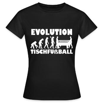 Cadeau de babyfoot - T-shirt Femme - noir - Devant - AI Model Female 172 dark (172cm)