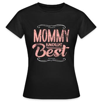 Mama - Frauen T-Shirt - Schwarz - Vorne - AI Model Female 172 dark (172cm)