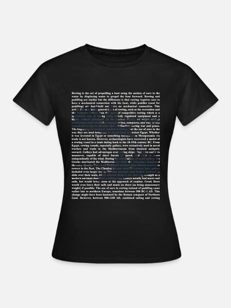 rowing - Women's T-Shirt - black