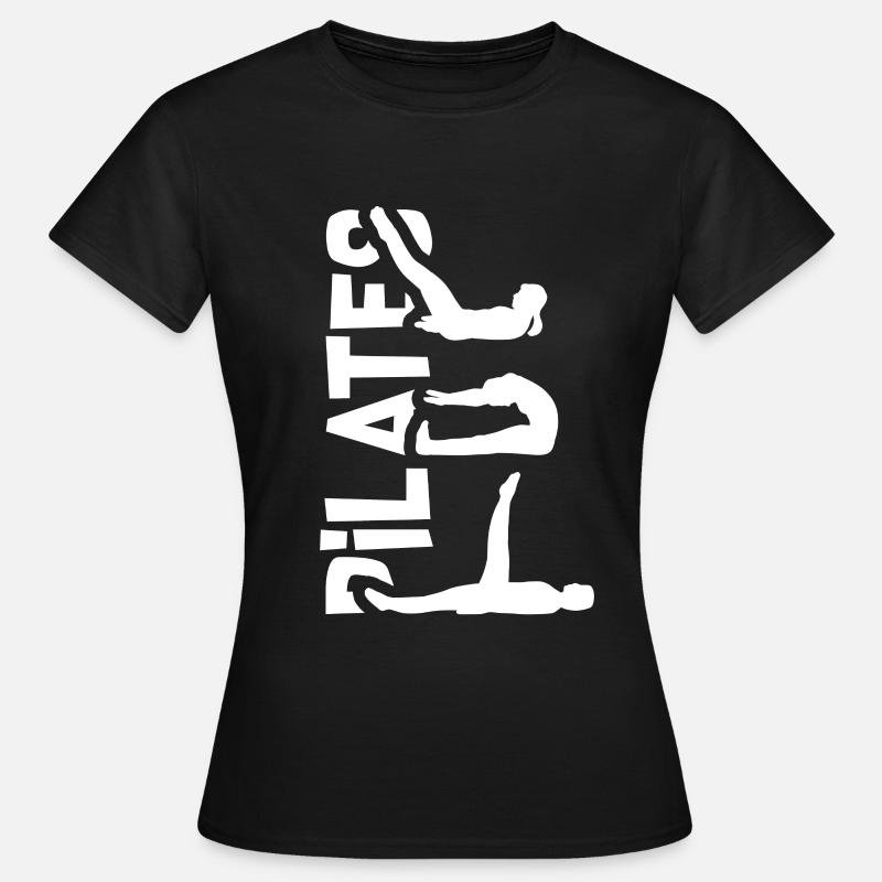 Pilates silhouette - Women's T-Shirt - black