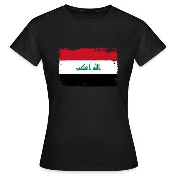 Irak - Frauen T-Shirt - Schwarz - Vorne - AI Model Female 172 dark (172cm)