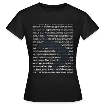 Cadeau de parkour freerunning - T-shirt Femme - noir - Devant - AI Model Female 172 dark (172cm)