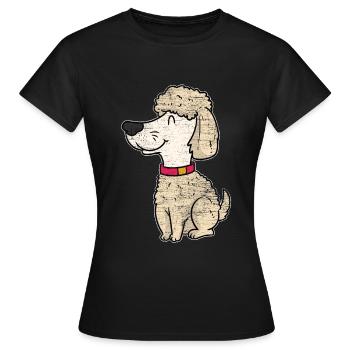 Obedience Hundesport - Frauen T-Shirt - Schwarz - Vorne - AI Model Female 172 dark (172cm)