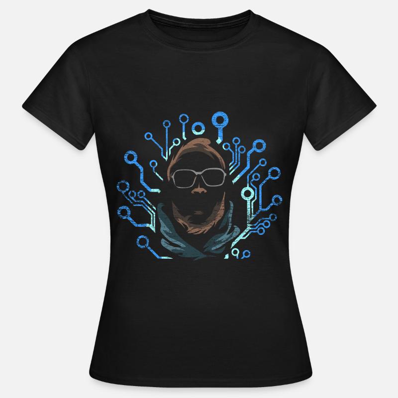 Programmierer Fachinformatiker Geschenk - Frauen T-Shirt - Schwarz