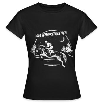 Eventing gift - Women's T-Shirt - black - Front - AI Model Female 172 dark (172cm)