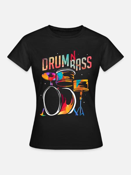 Drum and bass - Women's T-Shirt - black