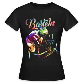 Basteln - Frauen T-Shirt - Schwarz - Vorne - AI Model Female 172 dark (172cm)