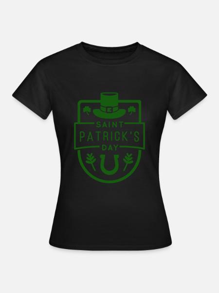 St. Patricks Day - Frauen T-Shirt - Schwarz