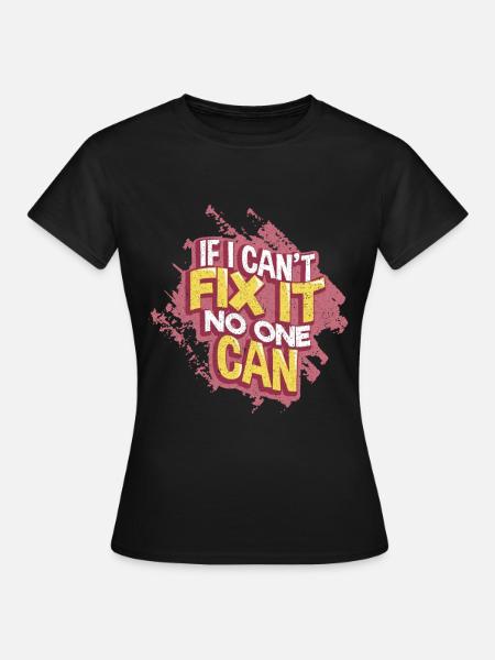 Handwerker - Frauen T-Shirt - Schwarz