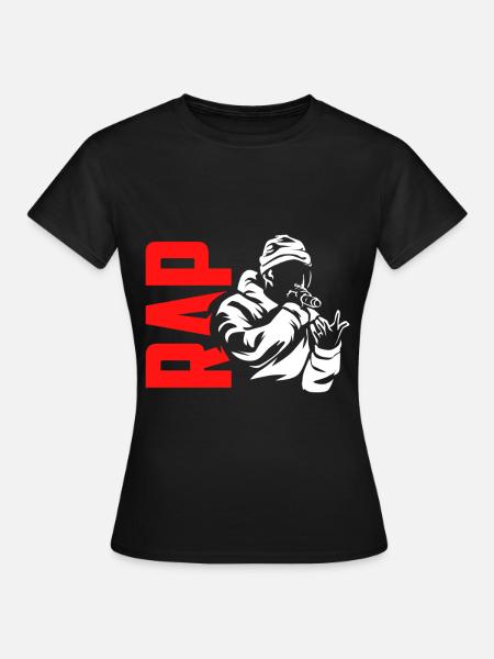 rap - T-shirt Femme - noir