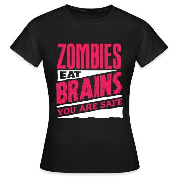 zombie - Women's T-Shirt - black - Front - AI Model Female 172 dark (172cm)