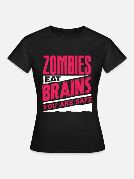 Zombie - Frauen T-Shirt - Schwarz