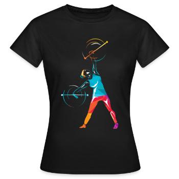 Baton Twirling - Frauen T-Shirt - Schwarz - Vorne - AI Model Female 172 dark (172cm)