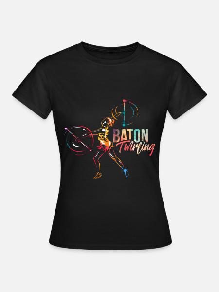 Baton Twirling - T-shirt Femme - noir