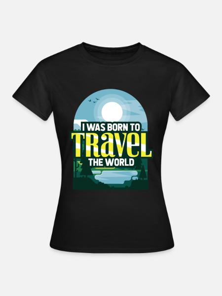 Reisen - Frauen T-Shirt - Schwarz