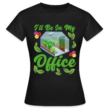Greenhouse garden gardener gardener - Women's T-Shirt - black - Front - AI Model Female 172 dark (172cm)