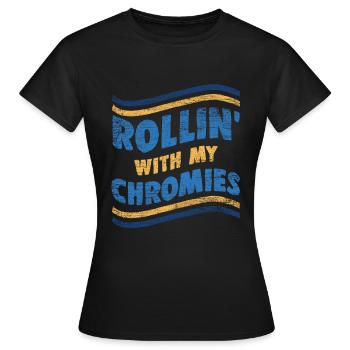 down syndrom - Women's T-Shirt - black - Front - AI Model Female 172 dark (172cm)