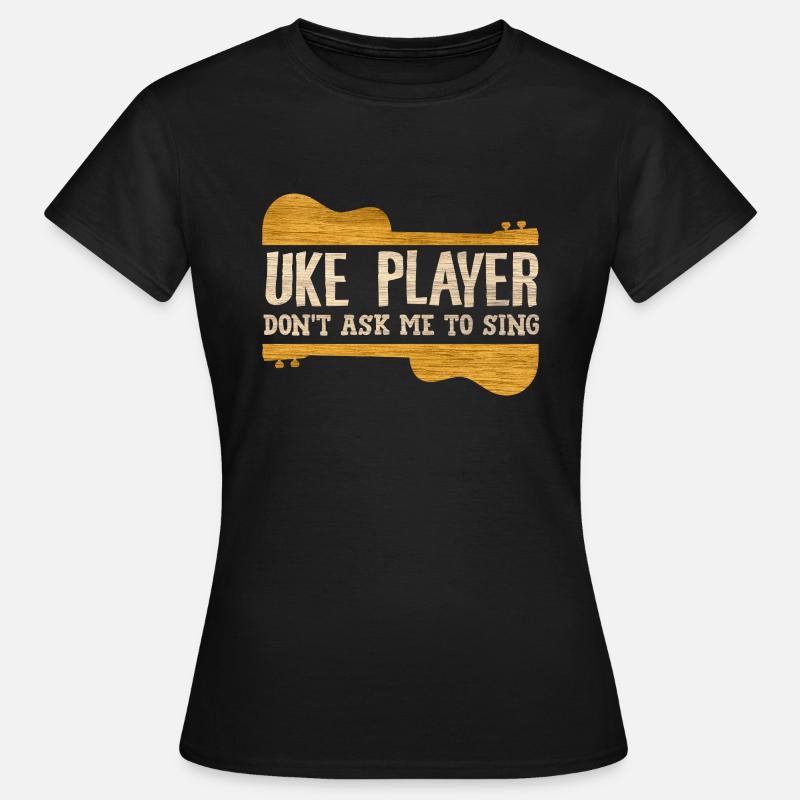 Ukulele player - Women's T-Shirt - black
