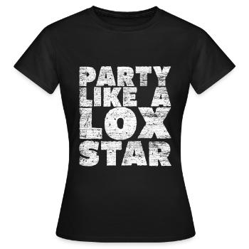 Jewish Jew - Women's T-Shirt - black - Front - AI Model Female 172 dark (172cm)