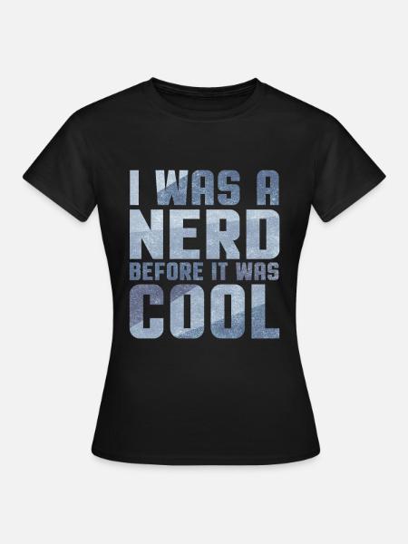 Nerd - Frauen T-Shirt - Schwarz