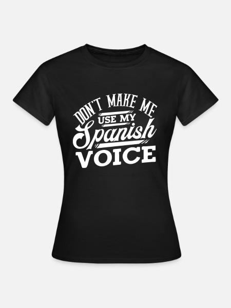 Spanien Spanisch - Frauen T-Shirt - Schwarz