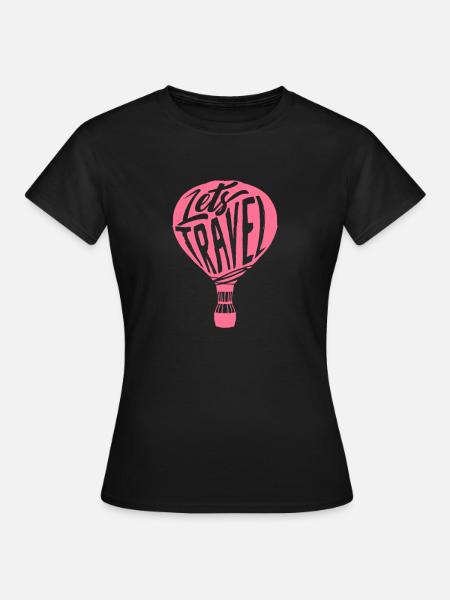 Reisen Reise - Frauen T-Shirt - Schwarz