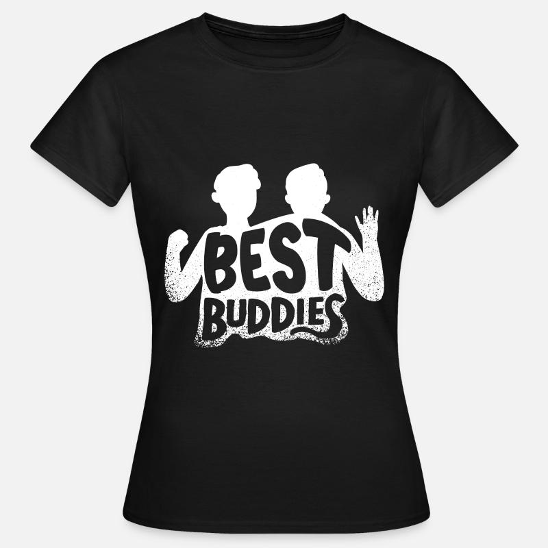 Beste Freunde - Frauen T-Shirt - Schwarz