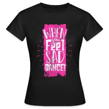 Danseurs - T-shirt Femme - noir - Devant - AI Model Female 172 dark (172cm)