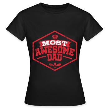 Meilleur papa - T-shirt Femme - noir - Devant - AI Model Female 172 dark (172cm)