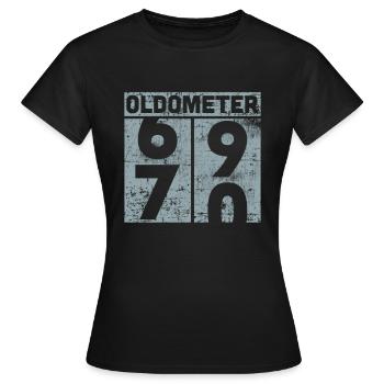 70th Birthday - Women's T-Shirt - black - Front - AI Model Female 172 dark (172cm)