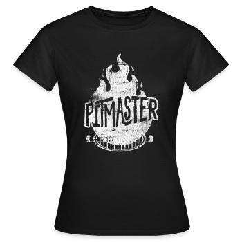Gril à griller - T-shirt Femme - noir - Devant - AI Model Female 172 dark (172cm)