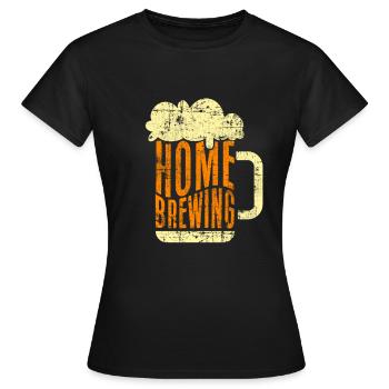 Brasser de la bière - T-shirt Femme - noir - Devant - AI Model Female 172 dark (172cm)