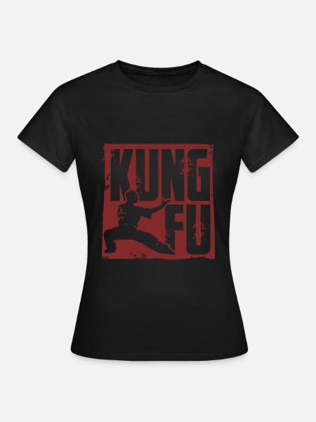 Kung Fu - Frauen T-Shirt - Schwarz