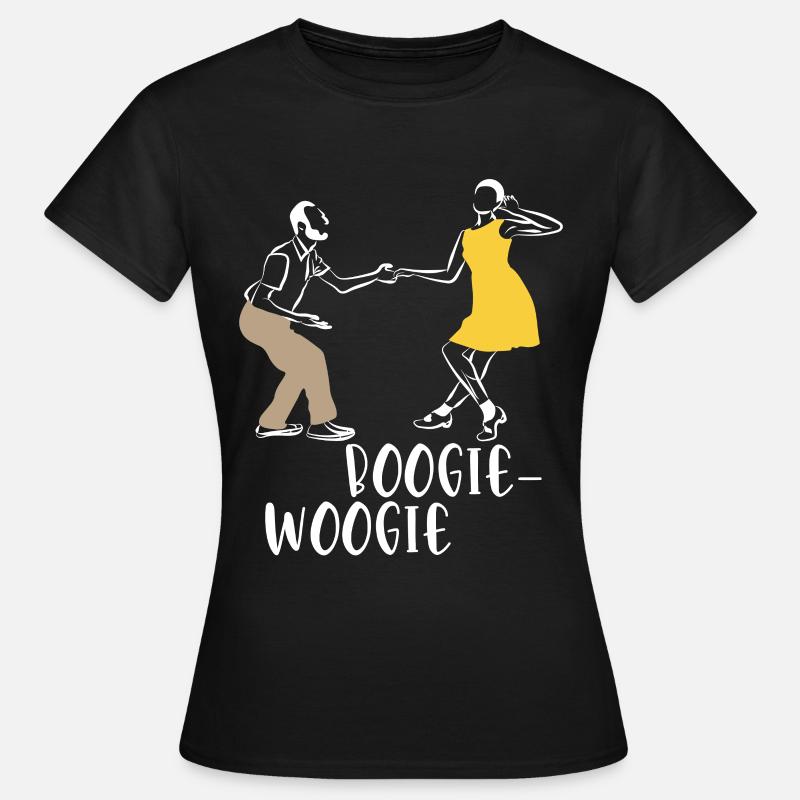 Boogie-Woogie - Frauen T-Shirt - Schwarz