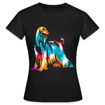 Greyhound - Women's T-Shirt - black - Front - AI Model Female 172 dark (172cm)