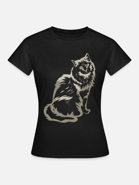 Ragdoll Cat - Women's T-Shirt - black