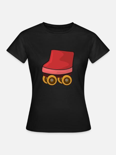 Patin à roulettes Patinage à roulettes - T-shirt Femme - noir