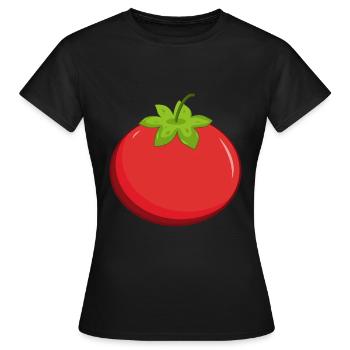 tomate - T-shirt Femme - noir - Devant - AI Model Female 172 dark (172cm)