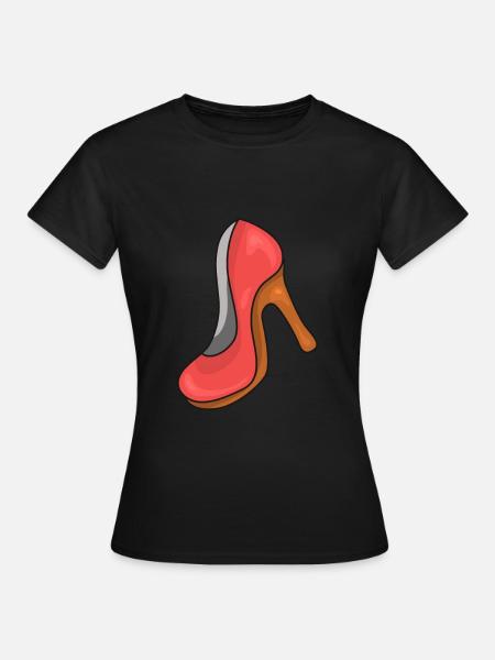 High Heels - Frauen T-Shirt - Schwarz