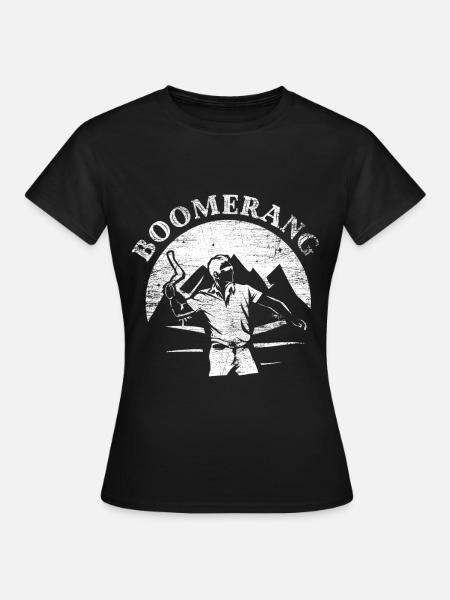 Bumerang - Dame-T-shirt - sort