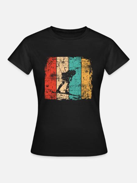 Biathlon Ski vintage - T-shirt Femme - noir