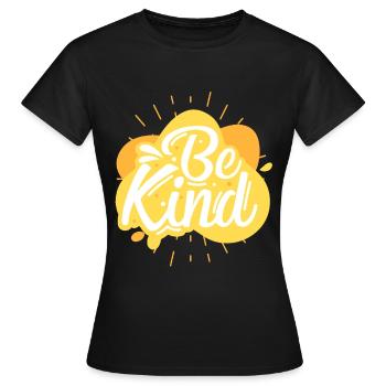 Sois gentille - T-shirt Femme - noir - Devant - AI Model Female 172 dark (172cm)