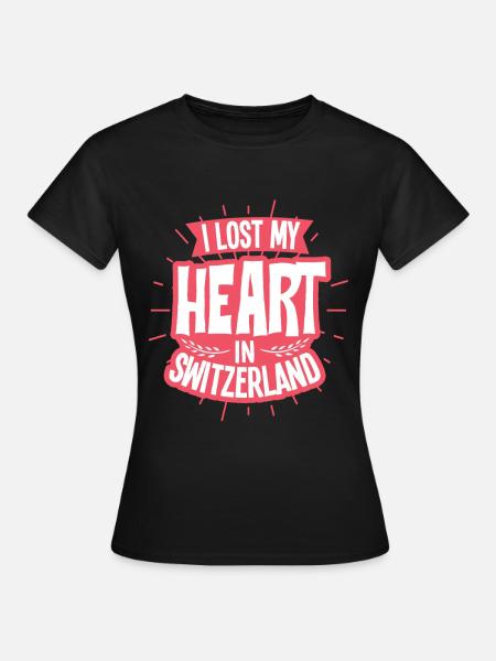 Suisse - T-shirt Femme - noir