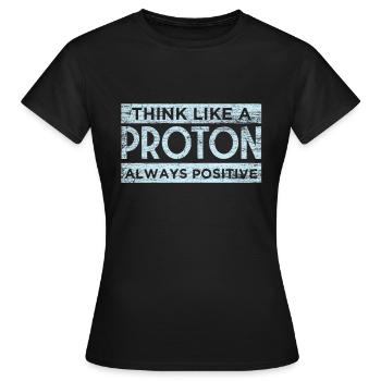 physics - Women's T-Shirt - black - Front - AI Model Female 172 dark (172cm)