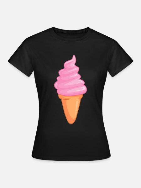 Eis - Frauen T-Shirt - Schwarz